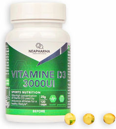 Neapharma Vitamin D3 3000 IE Kapseln vegan 120 Stück – Bild 1 von 1