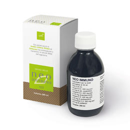 Neo Immuno Sirup mit Uncaria, Flechte, Shiitake und Echinacea, alkoholfrei und glutenfrei, 200 ml – Bild 1 von 3