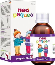 Neo Peques Propolis Plus Kinder Sirup mit Kräuter-Komplex glutenfrei und laktosefrei 150 ml – Bild 1 von 2