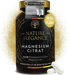 NEOLYMP Elementares Magnesium Citrat 360 mg Kapseln vegan für Sportler 180 Stück – Bild 1 von 3