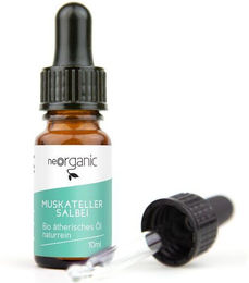 NeoOrganic Bio-Muskatellersalbeiöl Salvia Sclarea 100% naturreines ätherisches Öl Bio vegan ohne Zusatzstoffe 10ml – Bild 1 von 2
