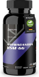 Neosupps Ashwagandha KSM-66 Kapseln mit 5% Withanoliden 90 Stück – Bild 1 von 4