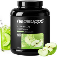 Produktbild von Neosupps Clear Whey Isolat Green Apple, zuckerfreies Proteinpulver, 2000g