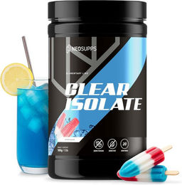 Neosupps Clear Whey Isolat Ice Pop, 500g Proteinpulver, laktosefrei und zuckerfrei – Bild 1 von 4
