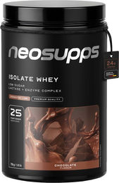 Neosupps Isolat Whey Protein Pulver Schokolade laktosefrei 750g – Bild 1 von 2