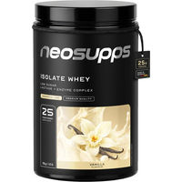 Produktbild von Neosupps Isolat Whey Protein Pulver Vanille, 750g, laktosefrei, 30g Protein pro Portion