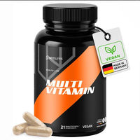 Produktbild von Neosupps Multivitamin Vitaminkomplex mit 21 Vitaminen und Spurenelementen für Sportler, vegan, 120 Kapseln