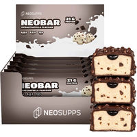 Produktbild von Neosupps NeoBar Proteinriegel Stracciatella 12 x 60g mit wenig Zucker
