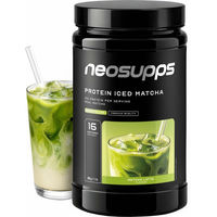 Produktbild von Neosupps Protein Iced Matcha Latte Pulver zuckerarm 500 g