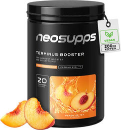 Neosupps Terminus Booster Peach Ice Tea Pre Workout Pulver vegan 540g – Bild 1 von 7