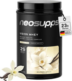 Neosupps Vision Whey Protein Mischung Vanille laktosefrei 750g Pulver – Bild 1 von 3