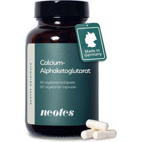 Produktbild von neotes Calcium-Alphaketoglutarat Kapseln vegetarisch ohne Zusatzstoffe für Senioren 60 Stück