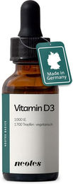 neotes Vitamin D3 Öl Tropfen ohne Zusatzstoffe – Bild 1 von 3