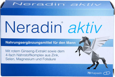 Neradin aktiv Kapseln von PharmaSGP mit pflanzlichem Ursprung für Männer, 70 Kapseln – Bild 1 von 1