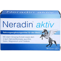 Produktbild von Neradin aktiv Kapseln von PharmaSGP mit pflanzlichem Ursprung für Männer, 70 Kapseln