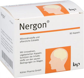 Nergon Kapseln vegan glutenfrei laktosefrei ohne Gelatine – Bild 1 von 1