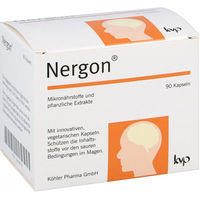 Produktbild von Nergon Kapseln vegan glutenfrei laktosefrei ohne Gelatine
