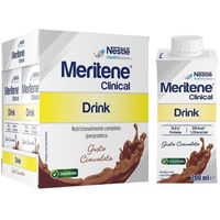 Produktbild von Nestlé Meritene Clinical Drink Schokolade glutenfrei 4 Flaschen à 200 ml