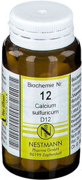 NESTMANN Biochemie Nr. 12 Calcium sulfuricum D12 Tabletten 100 Stück laktosehaltig – Bild 1 von 2
