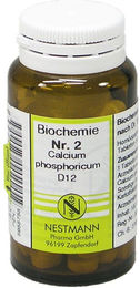 Nestmann Pharma Biochemie 2 Calcium phosphoricum D 12 Tabletten laktosehaltig – Bild 1 von 2