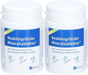 Neukönigsförder Mineraltabletten DESMA Mineralstoff-Komplex vegan laktosefrei glutenfrei – Bild 1 von 1
