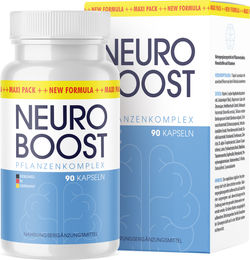 Neuro Boost Kräuter-Komplex Kapseln mit pflanzlichem Ursprung 60 Stück – Bild 1 von 1