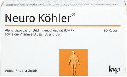 Neuro Köhler B-Komplex Kapseln glutenfrei laktosefrei ohne Gelatine und Zusatzstoffe – Bild 1 von 1