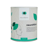 Produktbild von neurofelixir Trinkpulver mit EGCG, Kurkuma, Coenzym Q10 und Vitaminen, Waldfruchtgeschmack, vegan und ohne Zusatzstoffe