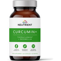 Produktbild von Neutrient Curcumin+ mit Theracurmin, Casperome und Boswellia-Extrakt, vegan, 60 Kapseln