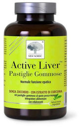 New Nordic ACTIVE LIVER Gummis zuckerfrei Pfirsich Mango 60 Stück – Bild 1 von 1