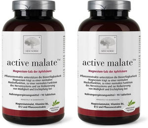 NEW NORDIC active malate Tabletten Malat vegan 180 Stück – Bild 1 von 1