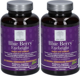 New Nordic Blue Berry Eyebright Kräuter-Komplex mit Vitamin A Tabletten – Bild 1 von 1