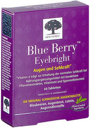 New Nordic Blue Berry Tabletten mit Kräuter-Komplex und Vitamin A, 60 Stück – Bild 1 von 3