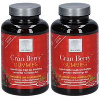 Produktbild von New Nordic Cran Berry Gummies vegan mit Kräuter-Komplex
