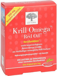 New Nordic Krill Omega Kapseln 60 Stück zuckerfrei und glutenfrei – Bild 1 von 2