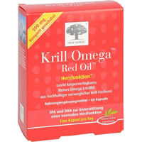 Produktbild von New Nordic Krill Omega Kapseln 60 Stück zuckerfrei und glutenfrei
