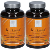 Produktbild von New Nordic Kurkuma Gummies vegan und zuckerfrei
