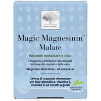 Produktbild von New Nordic Magic Magnesium Malat Tabletten glutenfrei und laktosefrei für Erwachsene 60 Stück