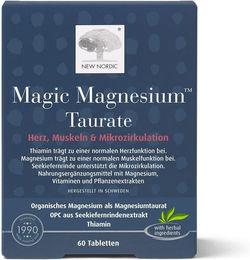 New Nordic Magic Magnesium Taurate Tabletten 60 Stück – Bild 1 von 2
