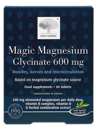 New Nordic Magnesiumbisglycinat Tabletten 60 Stück – Bild 1 von 1