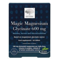 Produktbild von New Nordic Magnesiumbisglycinat Tabletten 60 Stück