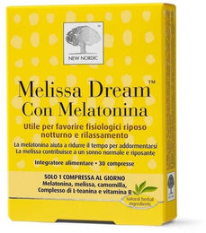 New Nordic Melissa Dream Con Melatonin Tabletten 30 Stück – Bild 1 von 1