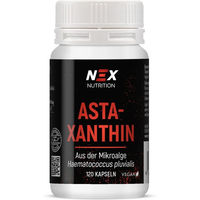 Produktbild von NEX Astaxanthin Kapseln vegan ohne Zusatzstoffe 120 Stück