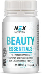 NEX Nutrition Beauty Essentials Zink Biotin Selen Kombination vegan Kapseln – Bild 1 von 2