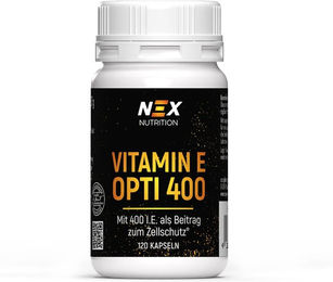 NEX Vitamin E Opti Kapseln für Sportler 120 Stück – Bild 1 von 3