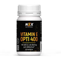 Produktbild von NEX Vitamin E Opti Kapseln für Sportler 120 Stück