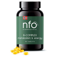 Produktbild von NFO B-Komplex Vegan Hochdosierter Vitamin B Komplex Tabletten 90 Stück