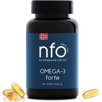 Produktbild von NFO Omega 3 Forte hochdosierte Kapseln glutenfrei für Erwachsene und Kinder
