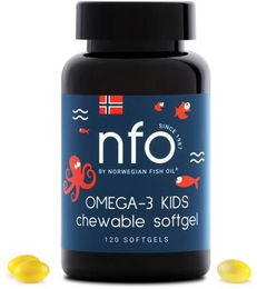 NFO Omega 3 Kapseln für Kinder und Erwachsene 120 Stück – Bild 1 von 1