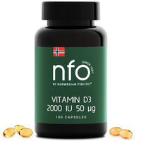 Produktbild von NFO Vitamin D3 2000 IE 50 µg Kapseln 100 Stück hochdosiert
